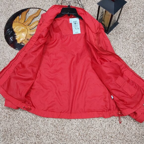 3161 Size XL S & B Active Hooded Rain Jacket In Red - Picture 7 of 12
